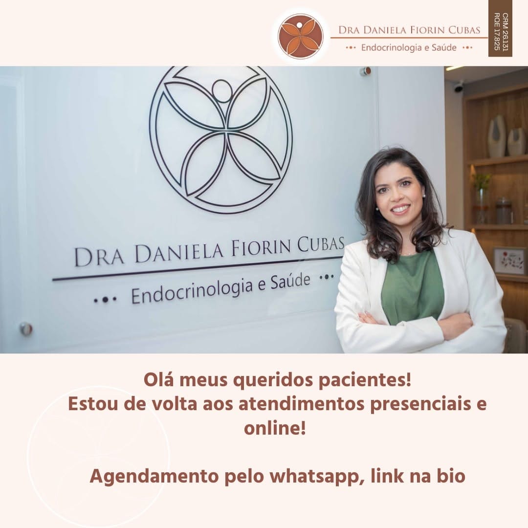 Post 5 by Endocrinologista | Dra Daniela Fiorin Cubas | Curitiba-PR on Instagram (image)