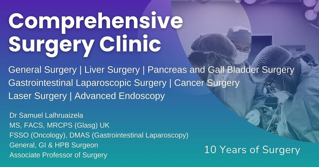 Post 8 by Dr Samuel Lalhruaizela | Surgeon  (General & Cancer Surgery) on Instagram (image)