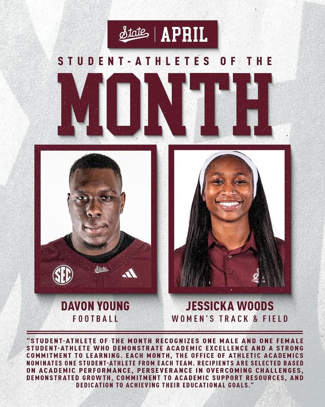 Post 2 by Mississippi State Bulldog Athlete Services on Instagram (image)