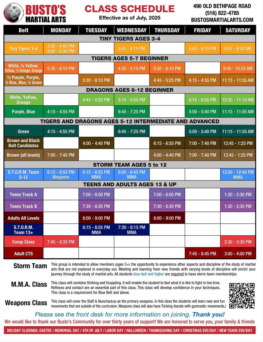 Post 10 by Bustos Martial Arts Best of LI on Instagram (image)