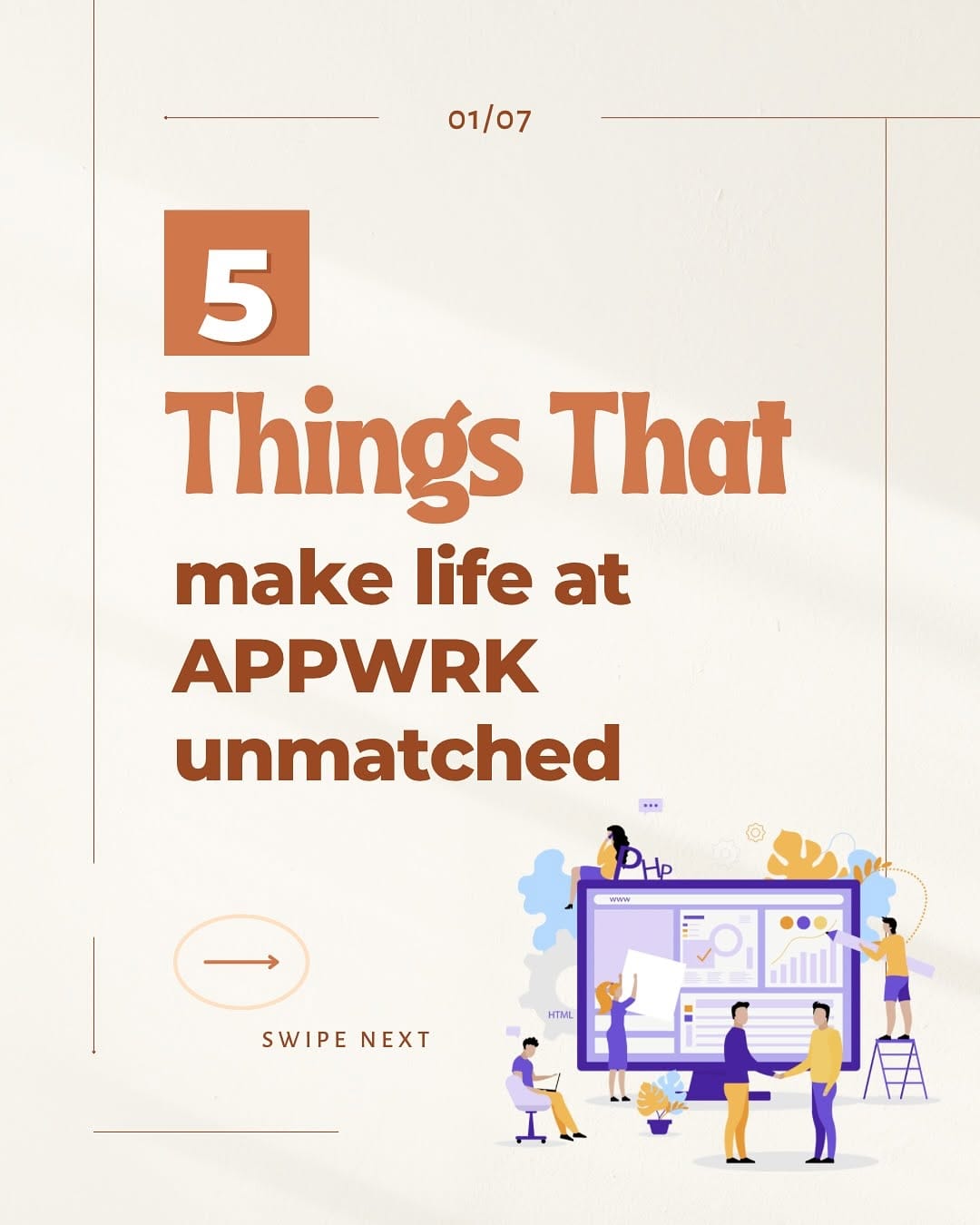 Post 10 by APPWRK IT Solutions Pvt. Ltd. on Instagram (carousel)
