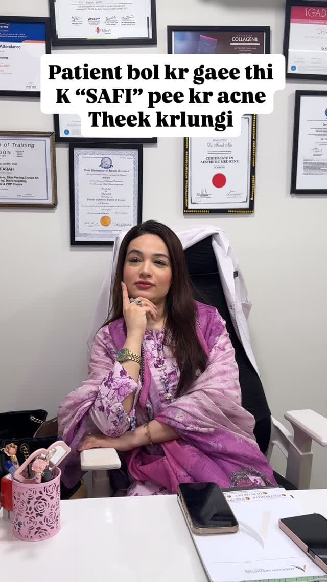 Post 7 by Dr.Farah Naz on Instagram (video)