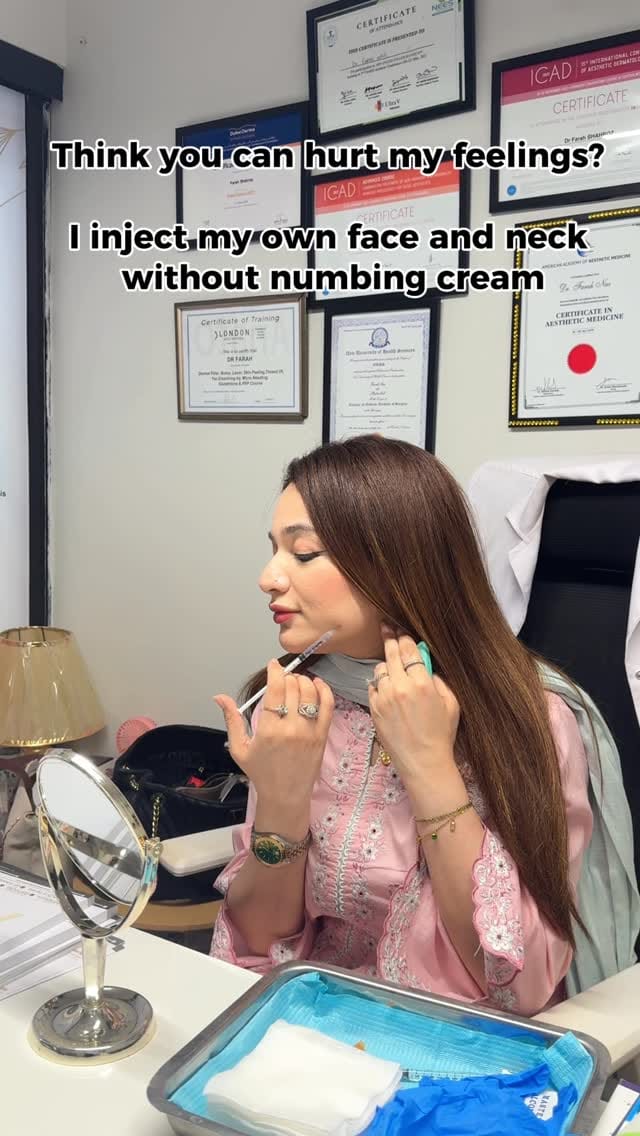 Post 8 by Dr.Farah Naz on Instagram (video)