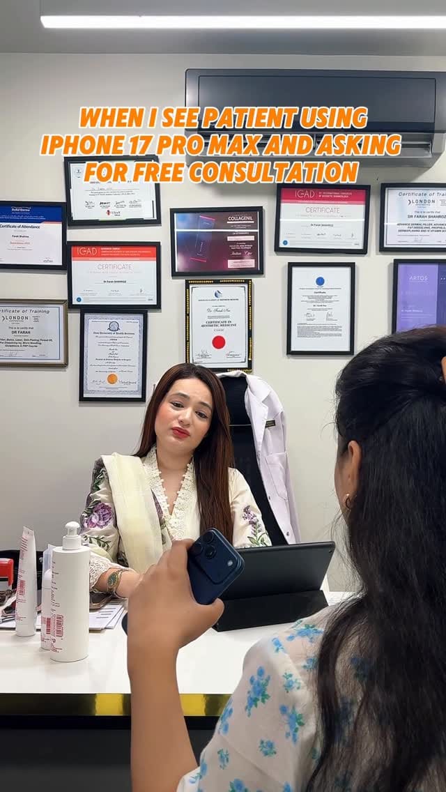 Post 1 by Dr.Farah Naz on Instagram (video)