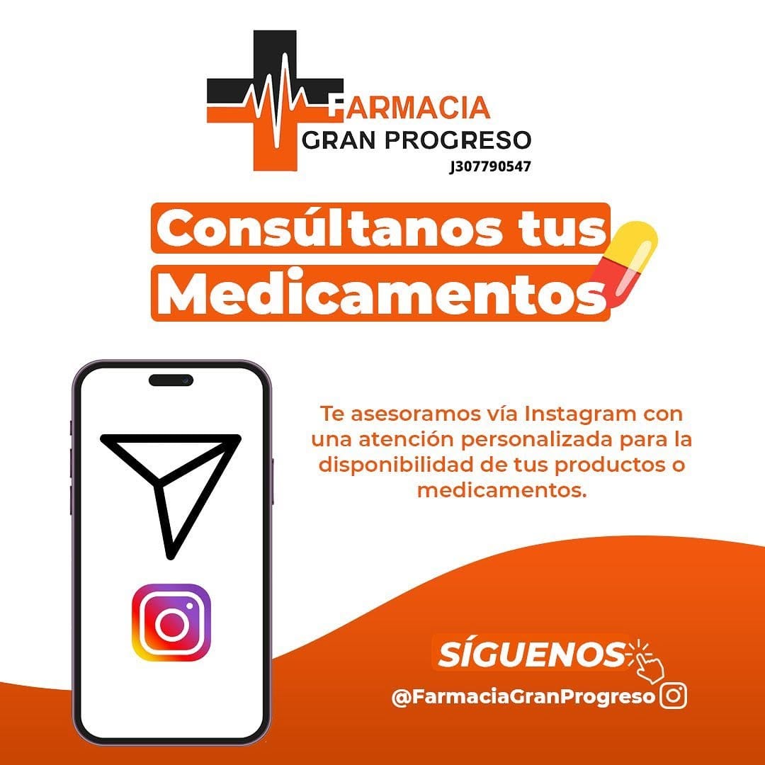 Post 9 by FARMACIA GRAN PROGRESO | MEDICAMENTOS on Instagram (image)