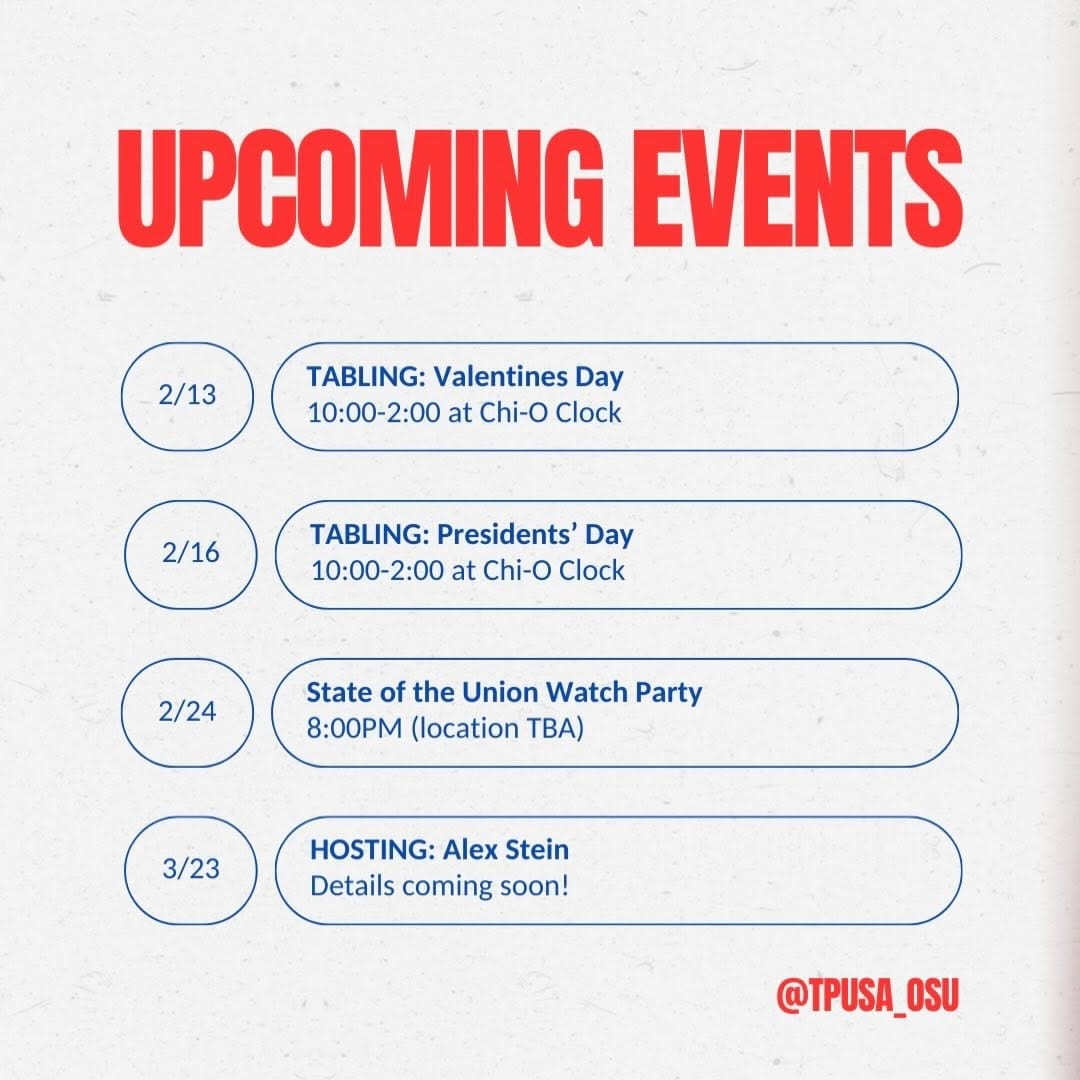 Post 4 by Turning Point USA at OSU on Instagram (image)