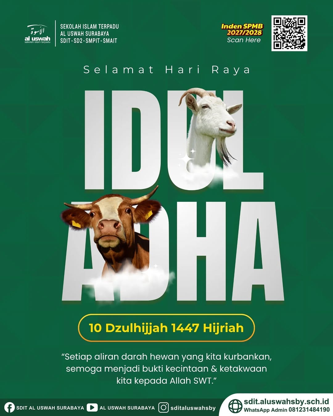 Post 4 by SDIT Al Uswah Surabaya on Instagram (image)