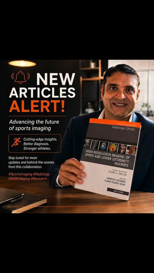 Post 4 by Atul K. Taneja MD PhD - MSK Radiology and Alternate Pathway on Instagram (video)