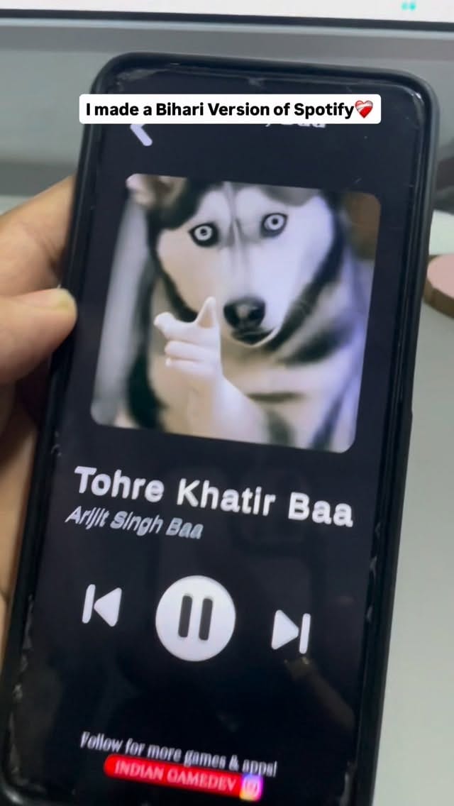 Post 1 by INDIAN GAMEDEV on Instagram (video)