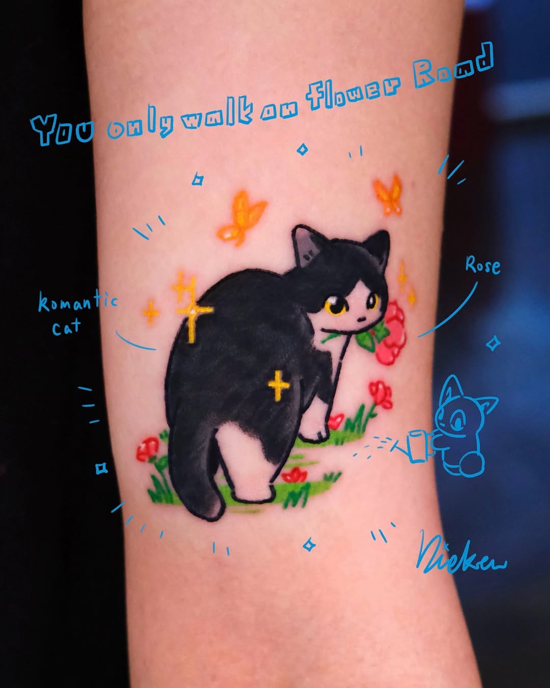 Post 2 by 𖠋 Dieken [daɪkæn] cattattoo 🇰🇷 on Instagram (carousel)