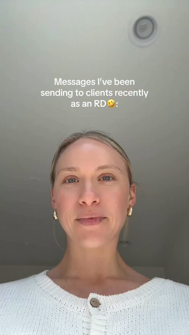 Post 7 by Lauren, Registered Dietitian on Instagram (video)