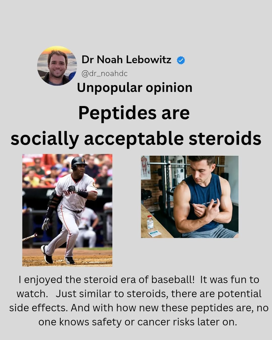 Post 2 by Dr. Noah Lebowitz DC on Instagram (image)