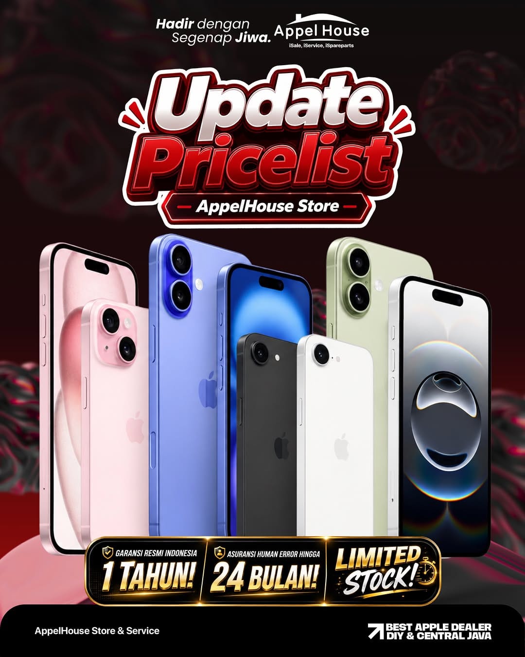 Post 5 by iPhone Macbook Android Original Semarang on Instagram (carousel)