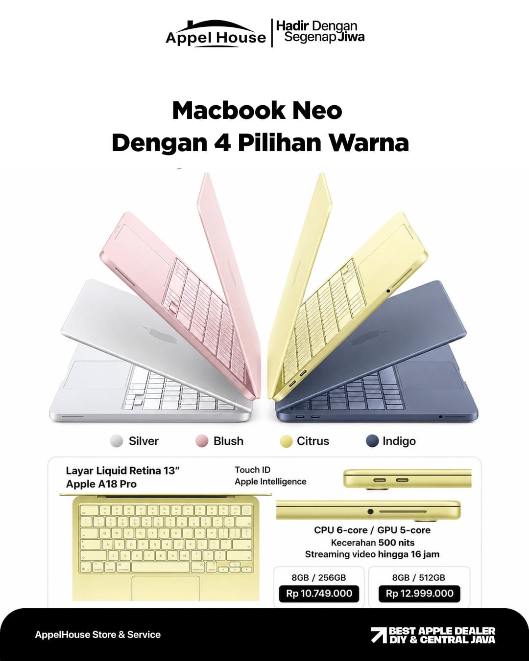 Post 4 by iPhone Macbook Android Original Semarang on Instagram (image)