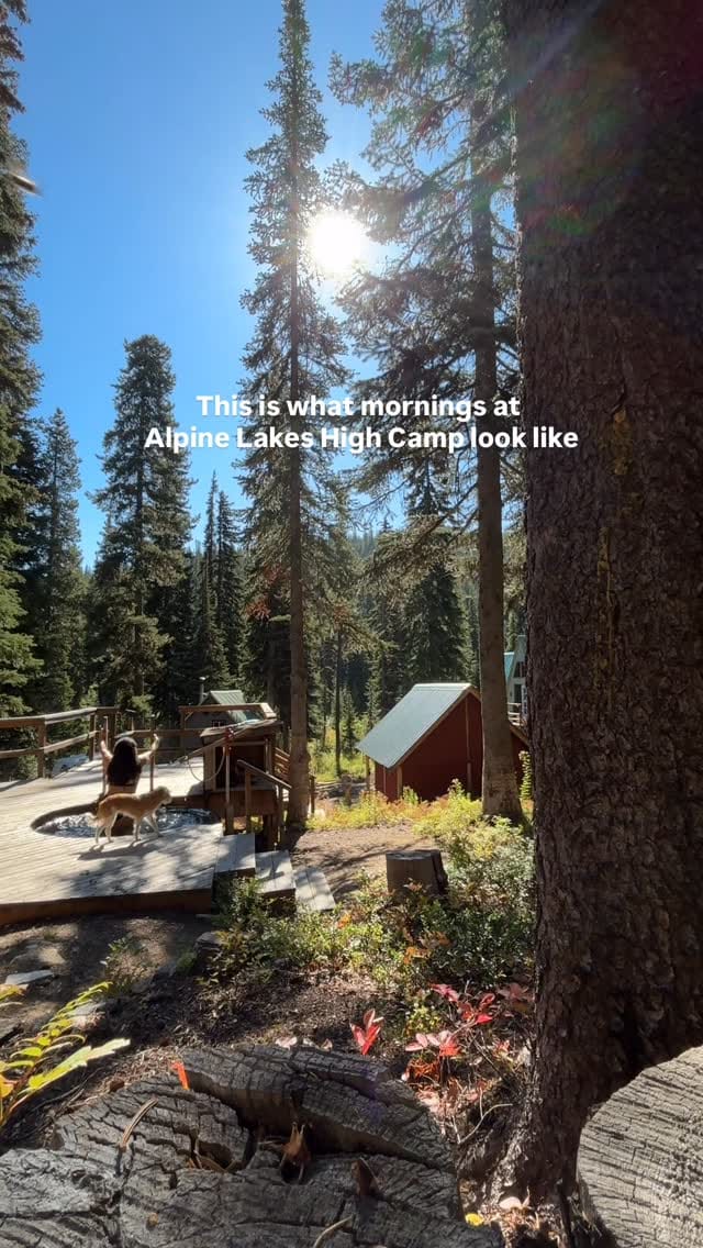 Post 9 by Alpine Lakes High Camp on Instagram (video)