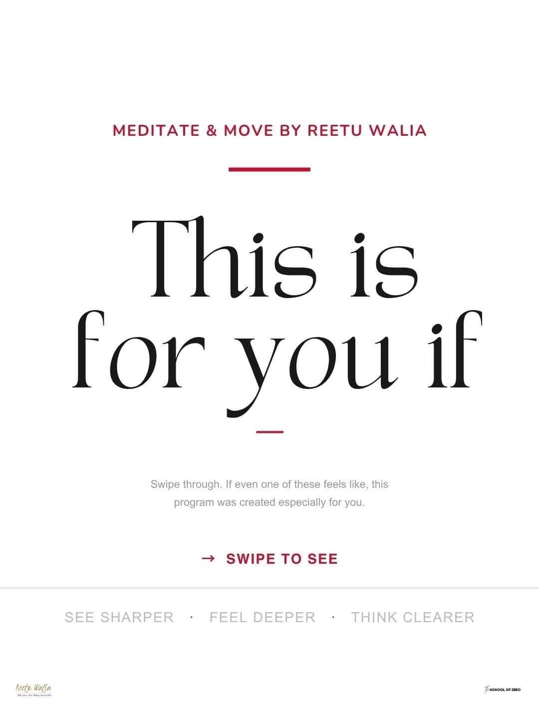 Post 2 by Reetu Walia • Self-Love Coach on Instagram (carousel)