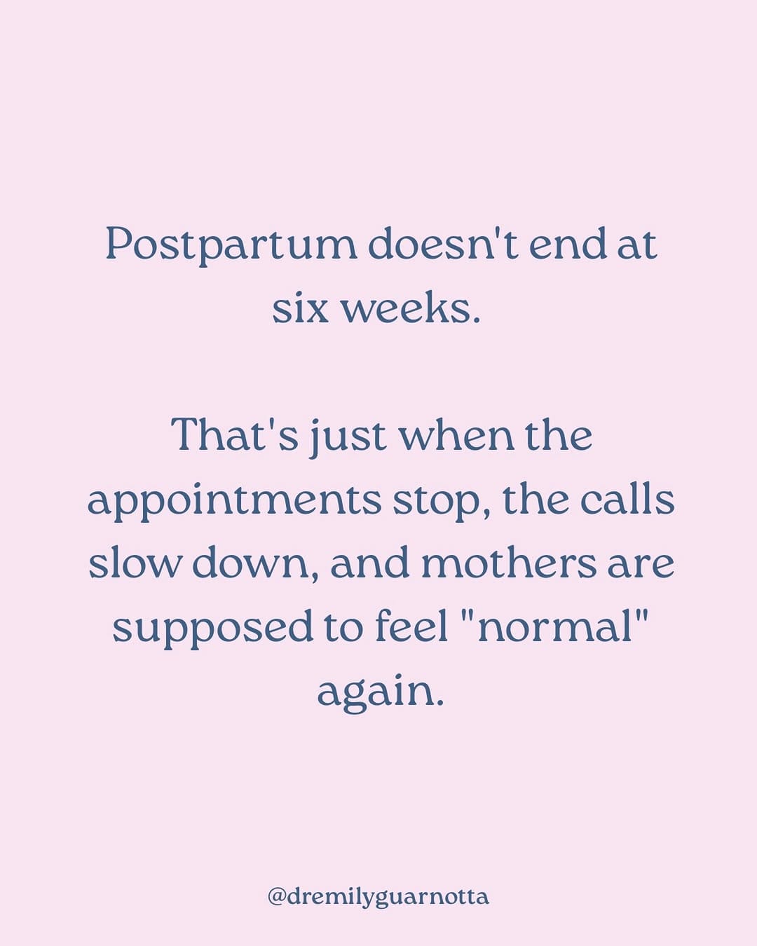 Post 2 by Dr. Emily Guarnotta, PsyD, PMH-C on Instagram (image)