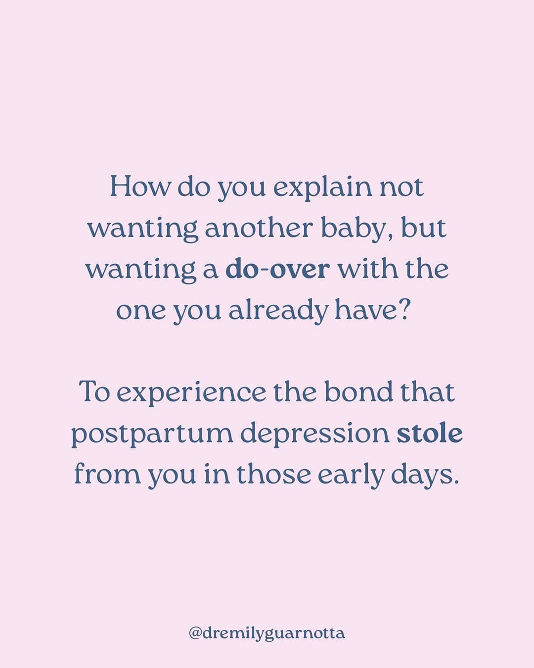 Post 8 by Dr. Emily Guarnotta, PsyD, PMH-C on Instagram (image)
