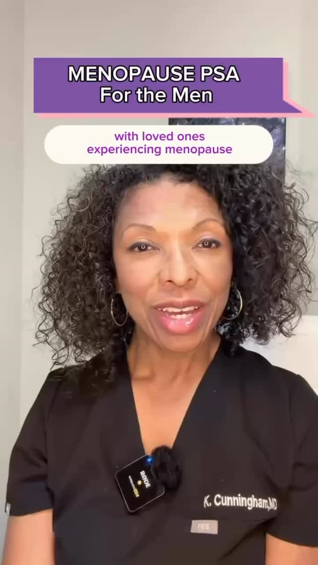 Post 3 by Kirstie Cunningham, MD, The Menopause Specialist on Instagram (video)