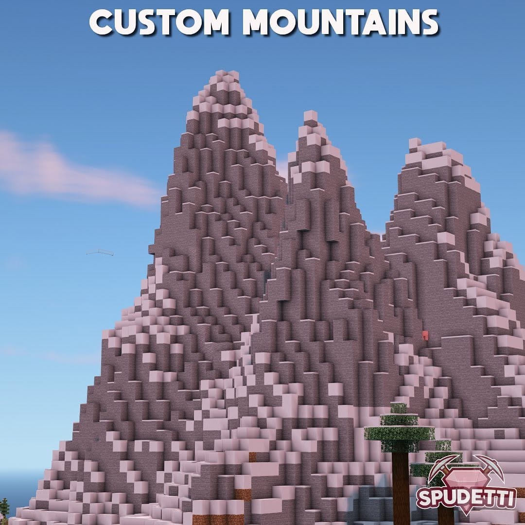 Post 4 by Spudetti - Minecraft Builds on Instagram (carousel)