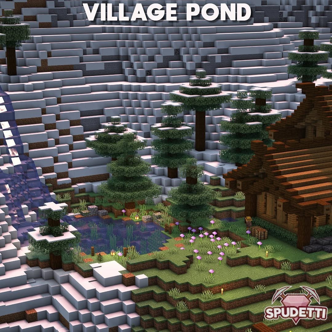 Post 10 by Spudetti - Minecraft Builds on Instagram (carousel)