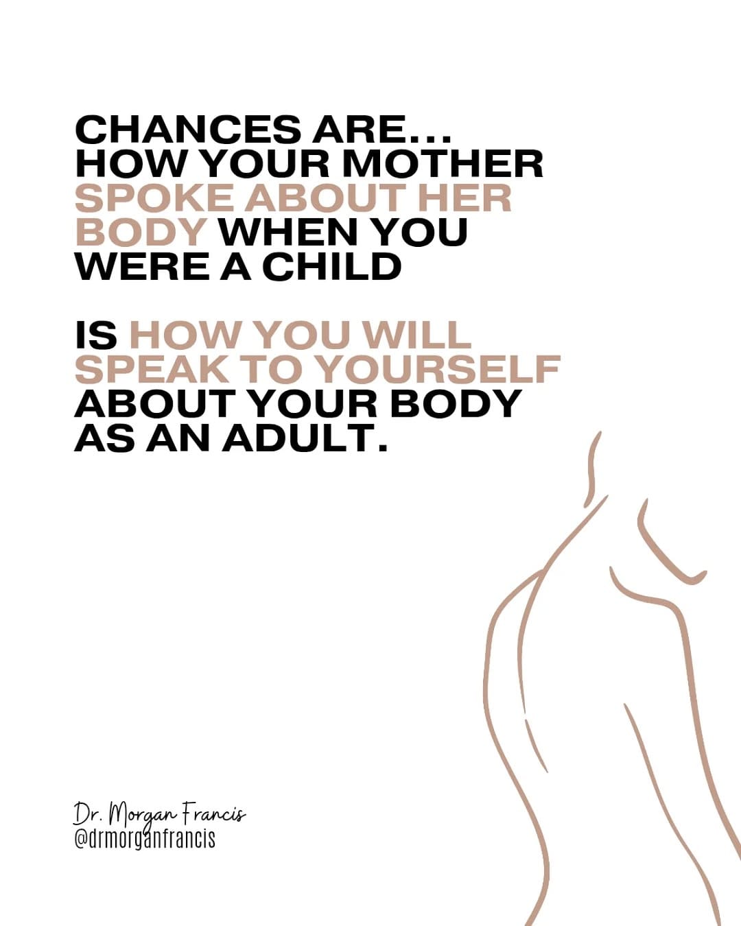 Post 4 by DR. MORGAN TYLER FRANCIS | Eating Disorder Therapist on Instagram (image)