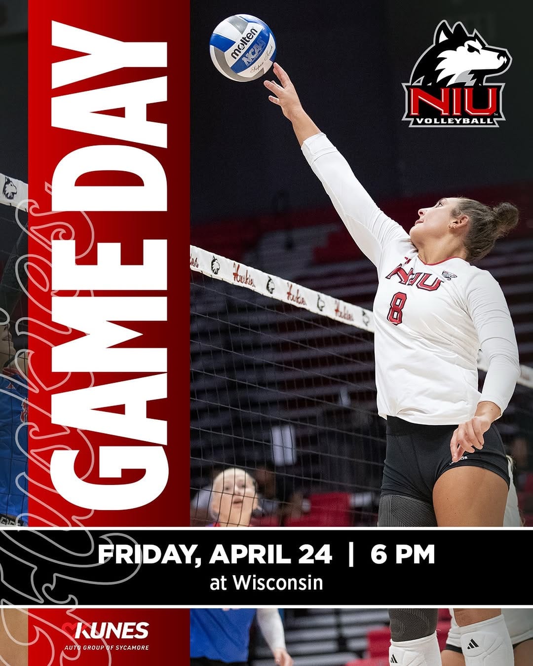 Post 7 by NIU Volleyball on Instagram (image)