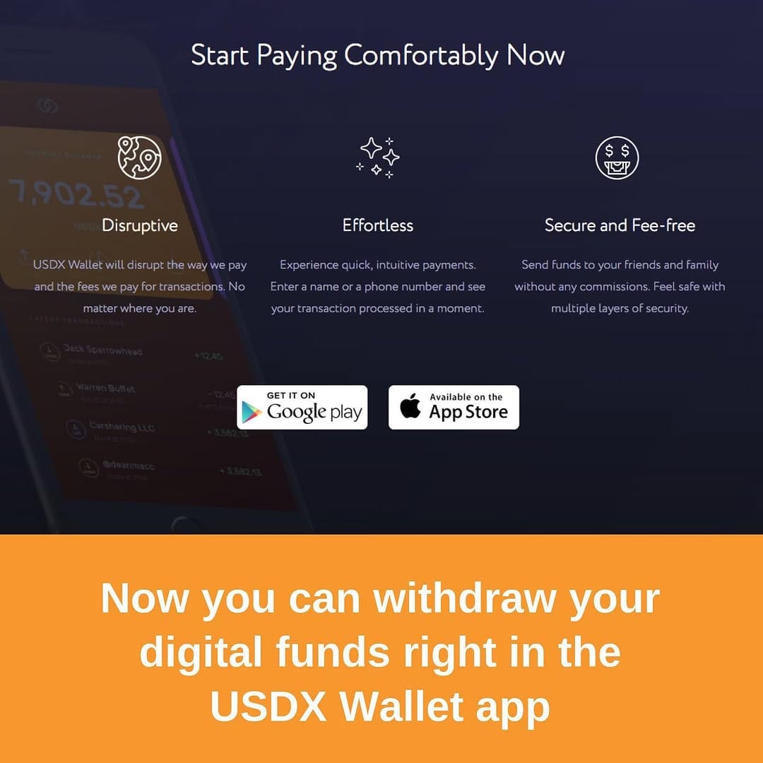Post 5 by USDX Wallet on Instagram (image)