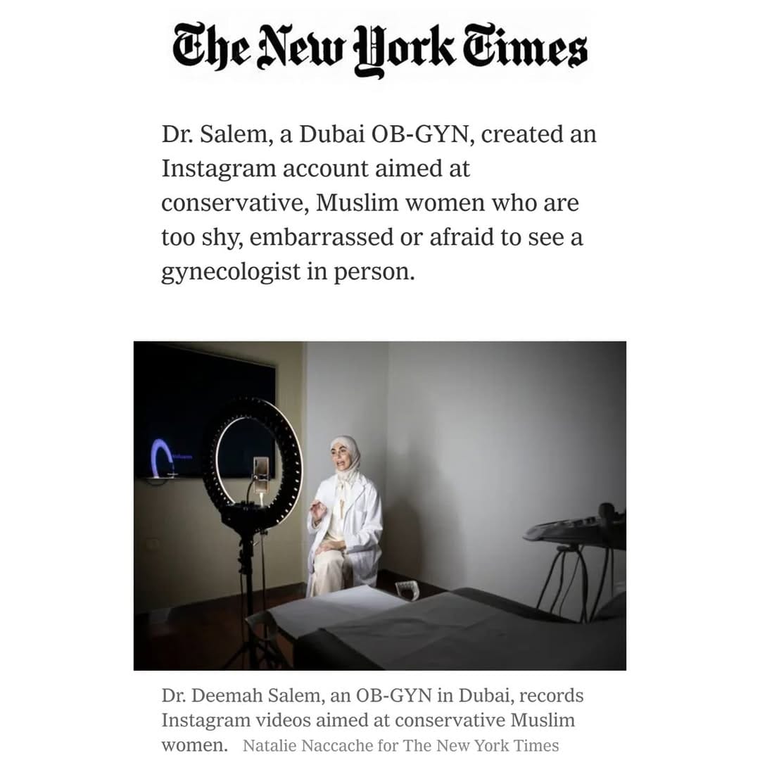 Post 9 by Dr.Deemah Salem | OBGYN on Instagram (image)