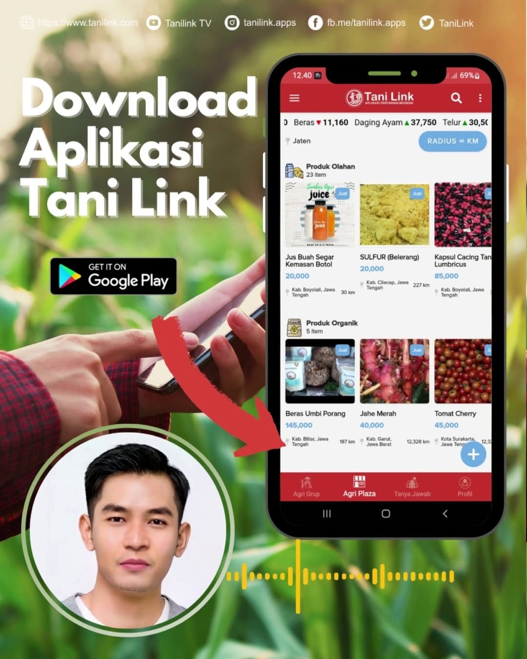 Post 9 by tanilink.apps on Instagram (video)