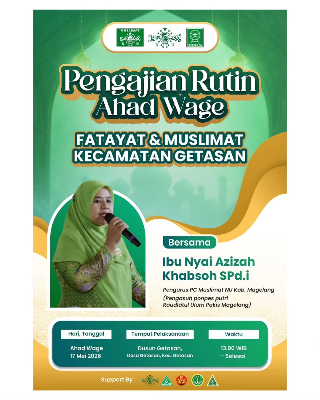 Post 3 by Muslimat Nahdlatul Ulama on Instagram (image)