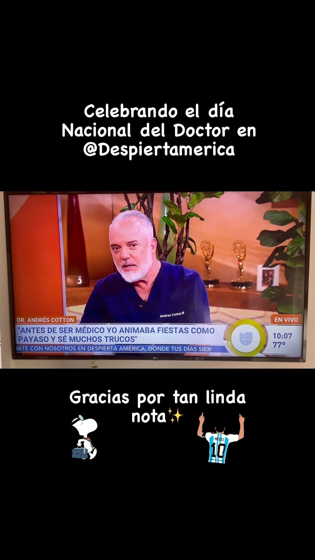 Post 9 by Dr Cotton on Instagram (video)