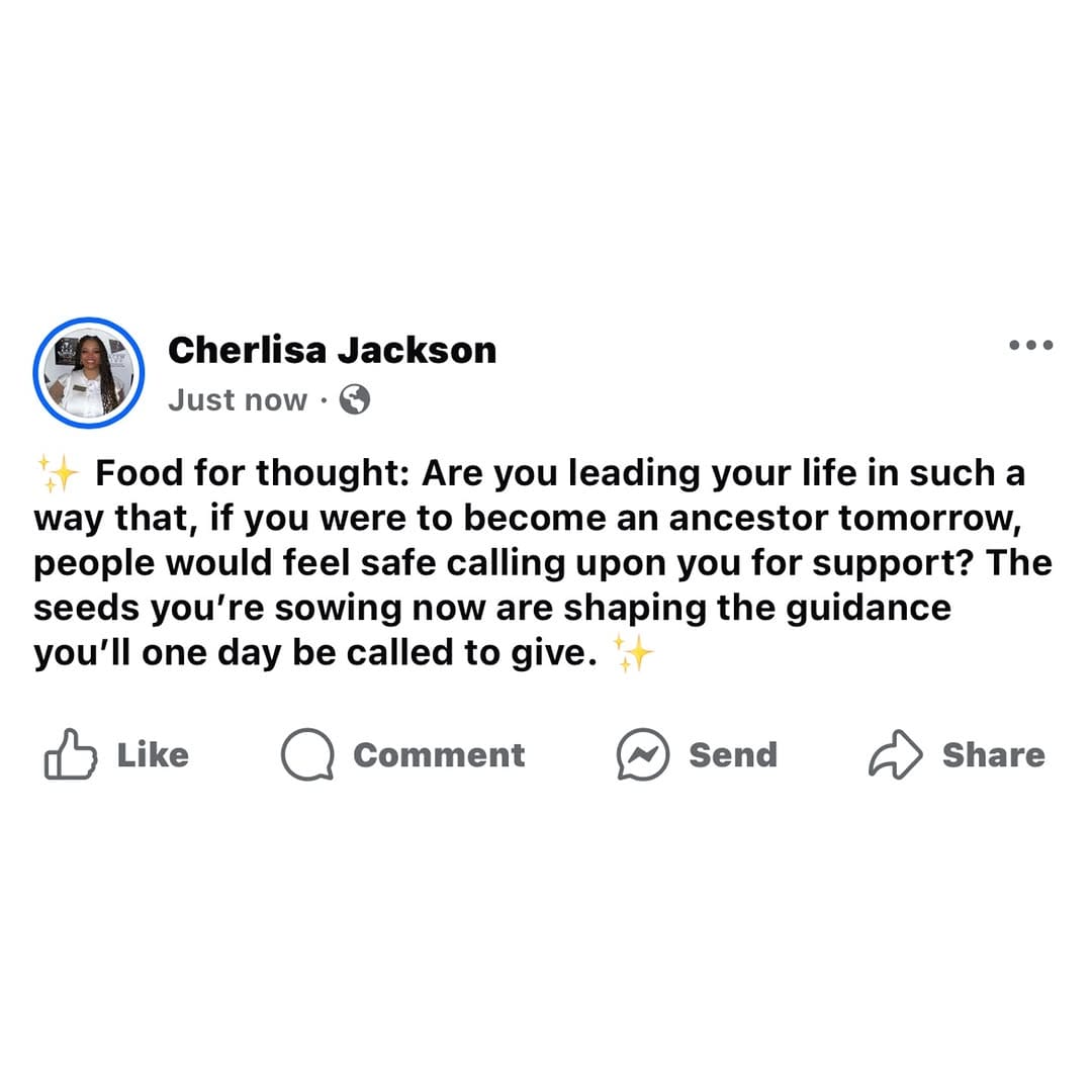 Post 7 by Dr. Cherlisa Jackson on Instagram (image)