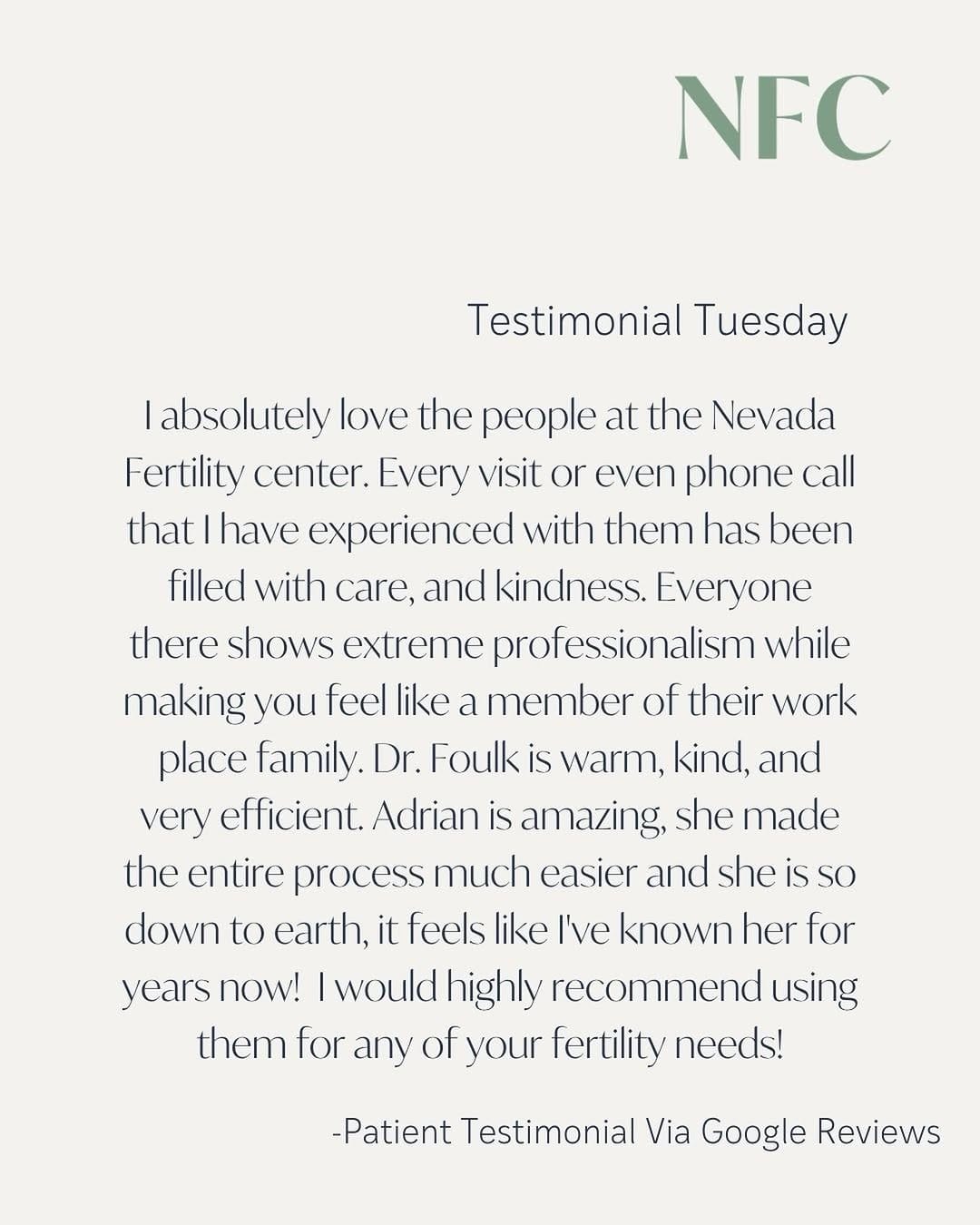 Post 4 by Nevada Fertility Center on Instagram (image)