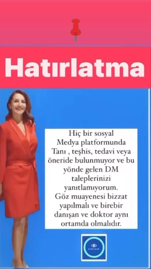 Post 10 by Op Dr Burcu Usta Uslu - GözDoktoru on Instagram (video)