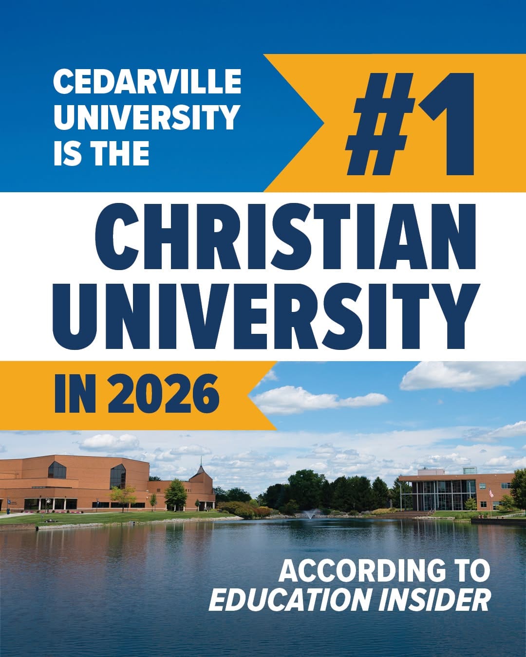 Post 10 by Cedarville University on Instagram (image)
