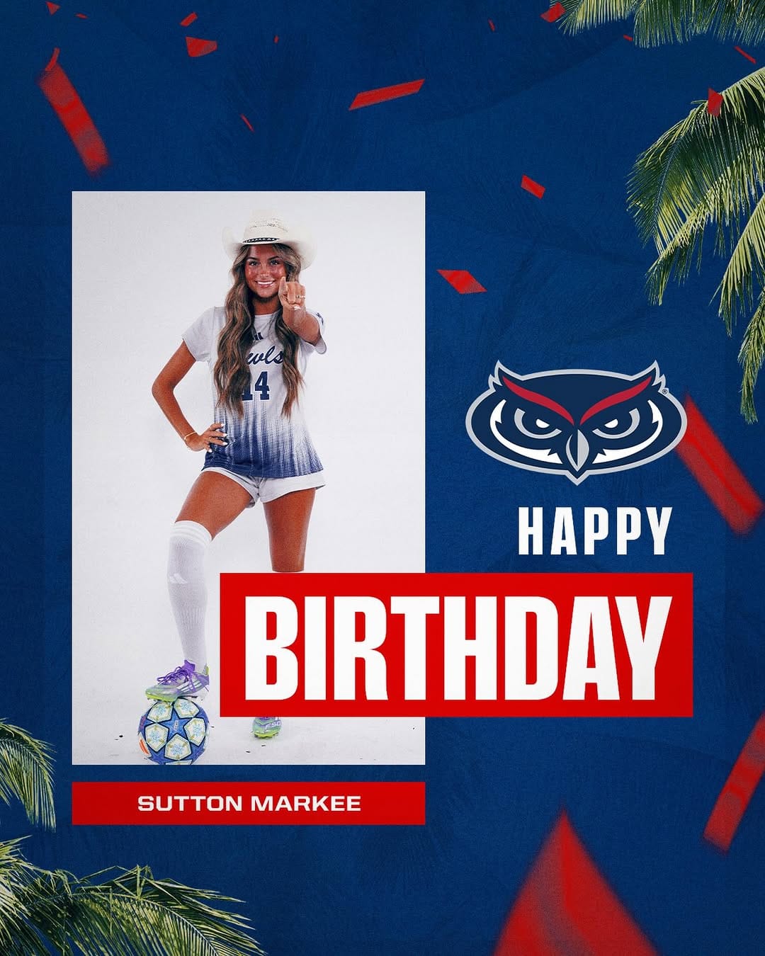 Post 3 by Florida Atlantic Women’s Soccer on Instagram (image)