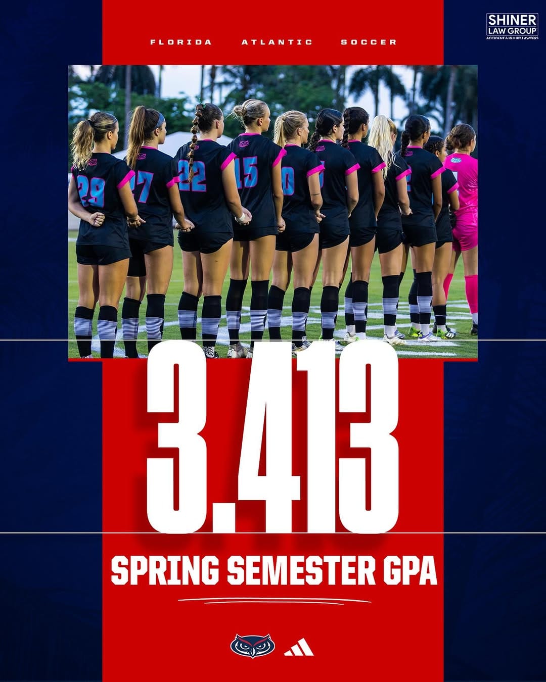 Post 2 by Florida Atlantic Women’s Soccer on Instagram (image)
