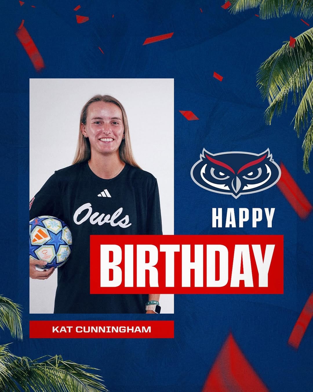 Post 8 by Florida Atlantic Women’s Soccer on Instagram (image)