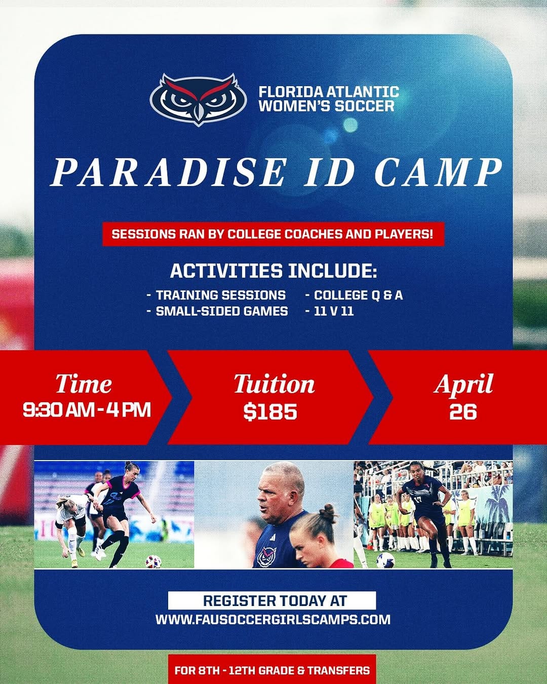 Post 10 by Florida Atlantic Women’s Soccer on Instagram (carousel)