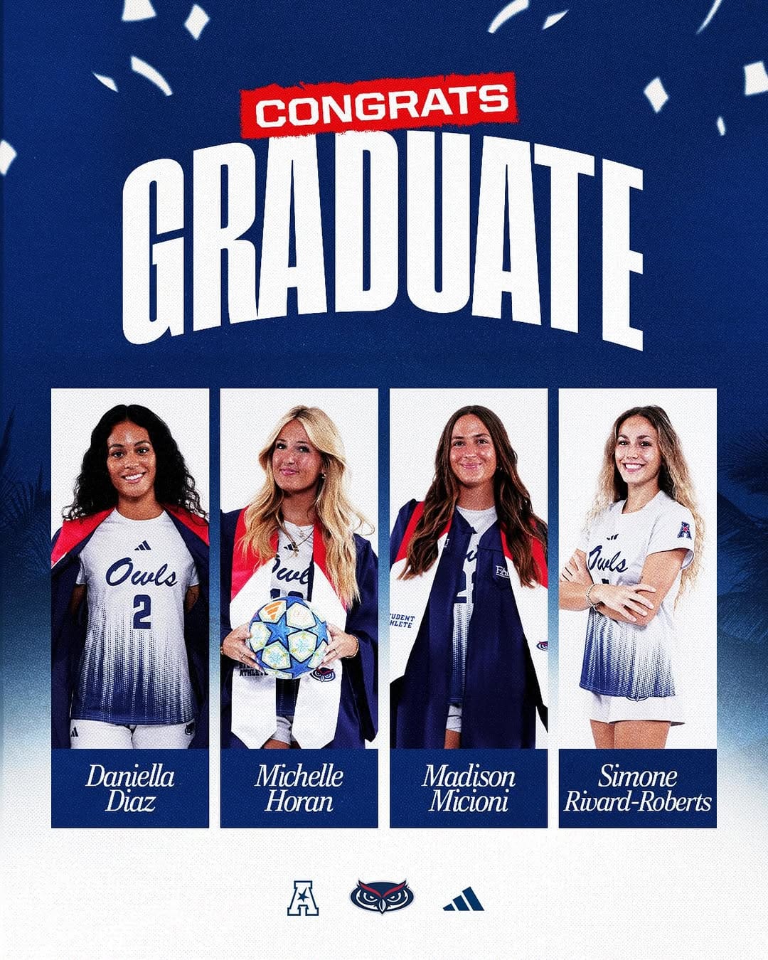 Post 4 by Florida Atlantic Women’s Soccer on Instagram (image)