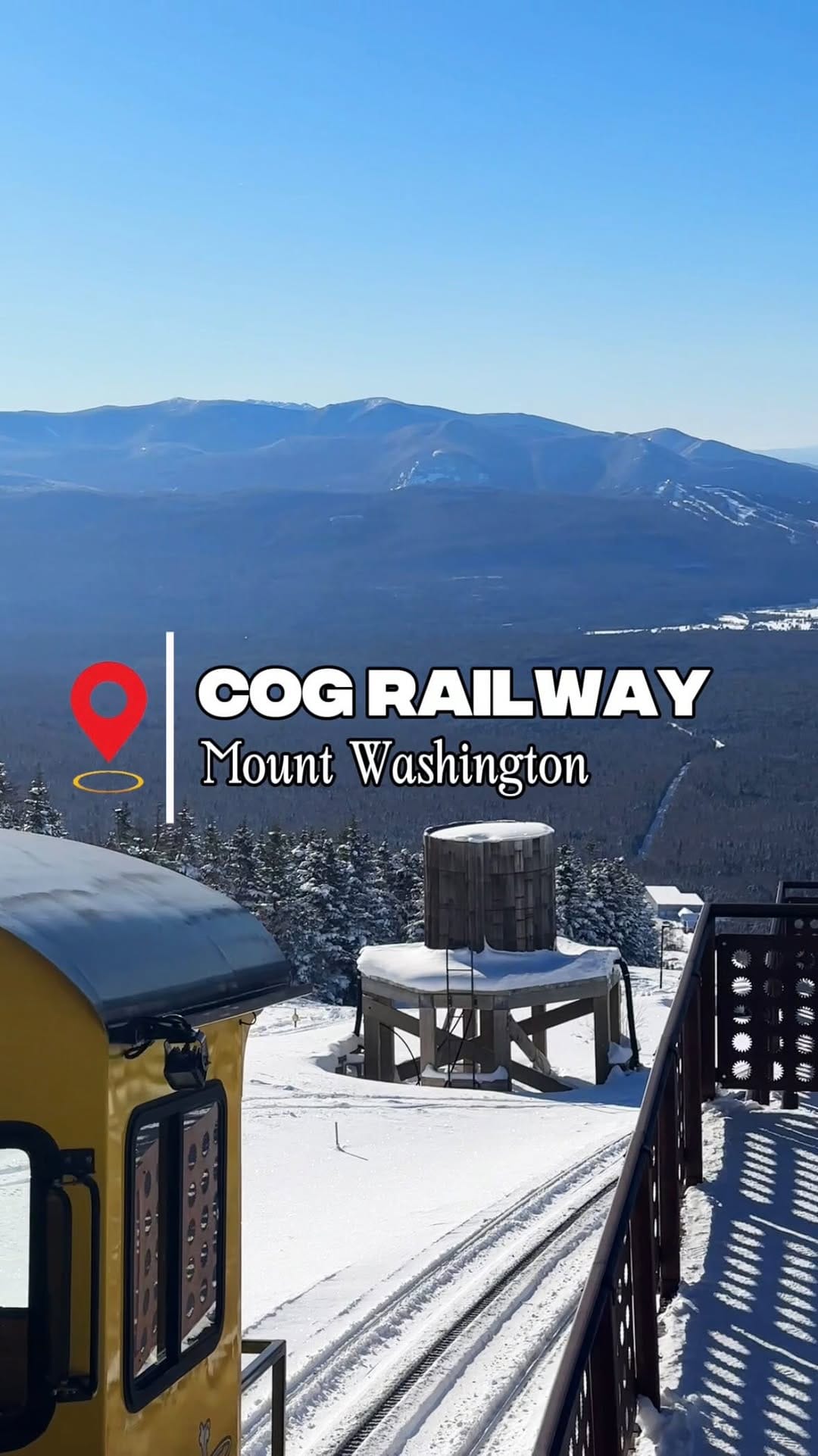Post 6 by Mount Washington Cog Railway on Instagram (video)