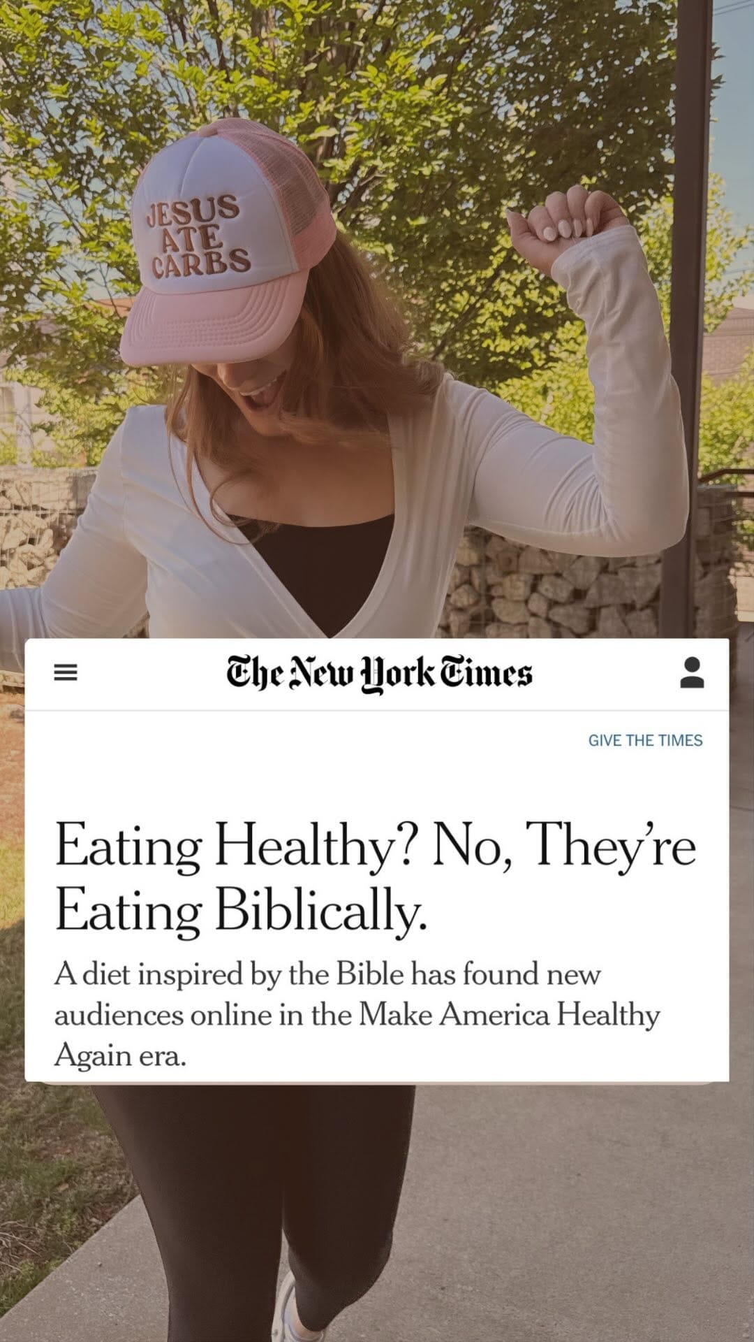 Post 8 by Abigail Stasior MS, RD, CIEC | Christian Dietitian on Instagram (video)