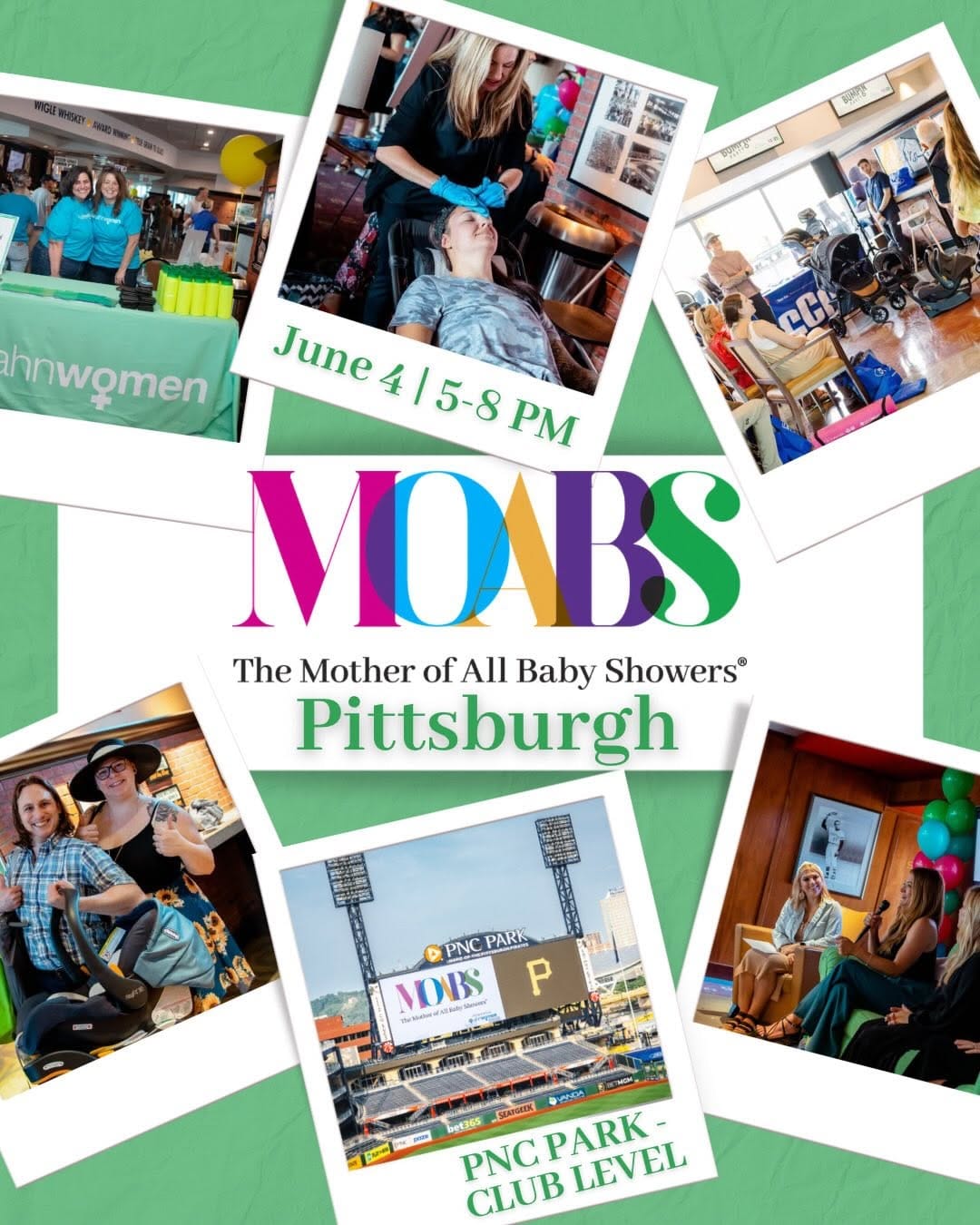 Post 2 by The Mother of All Baby Showers, a pregnancy & parenting party on Instagram (carousel)