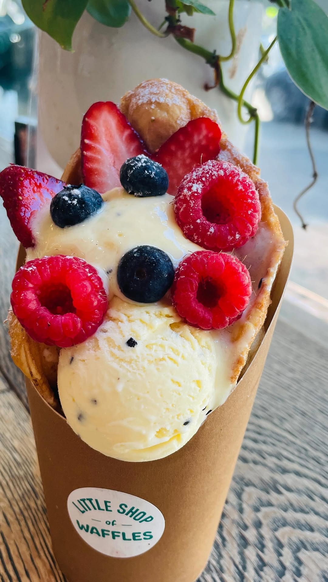 Post 8 by Little Shop of Waffles on Instagram (video)