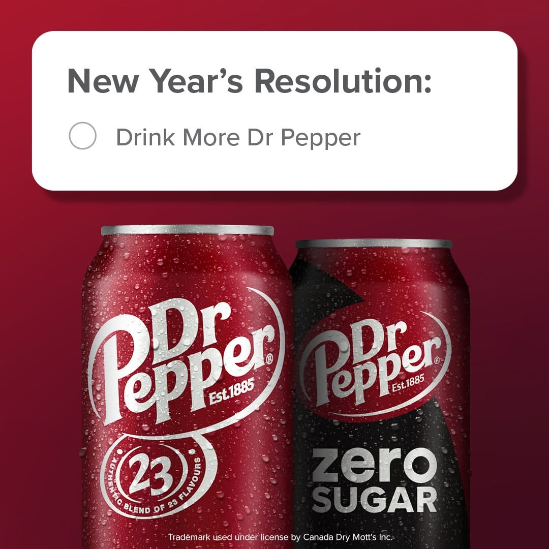 Post 8 by Dr Pepper Canada on Instagram (carousel)