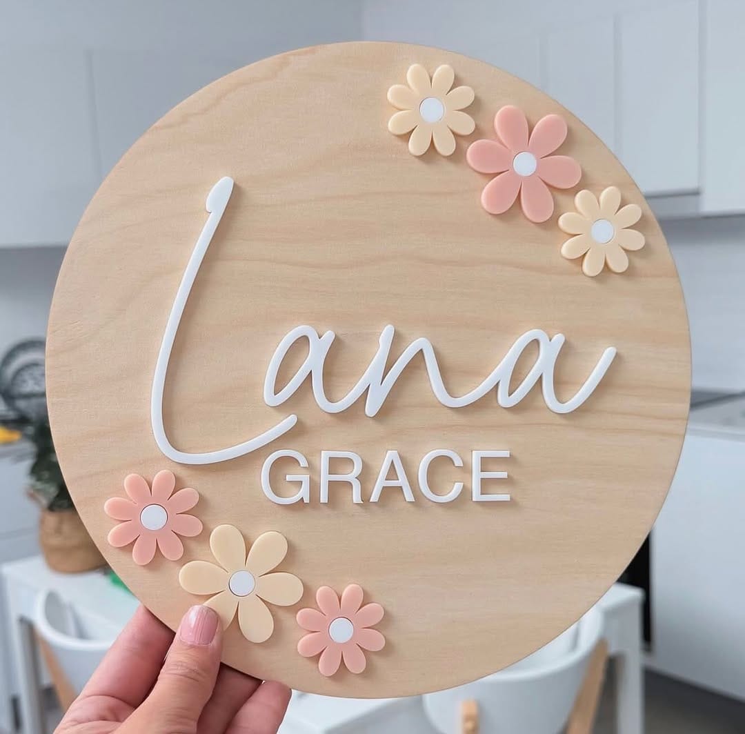 Post 4 by Baby Keepsakes & Name Signs on Instagram (image)
