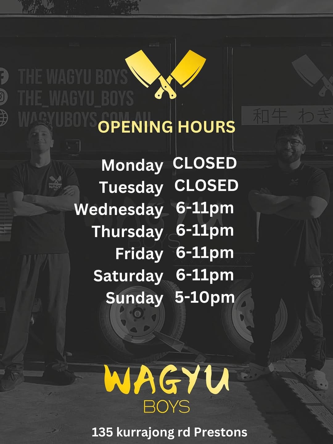 Post 10 by Wagyu Boys on Instagram (image)
