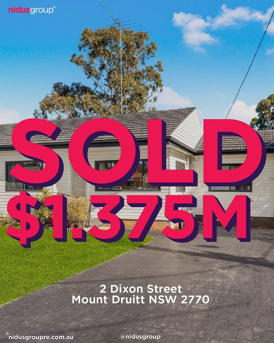 Post 9 by Nidus Group Real Estate Rooty Hill on Instagram (image)