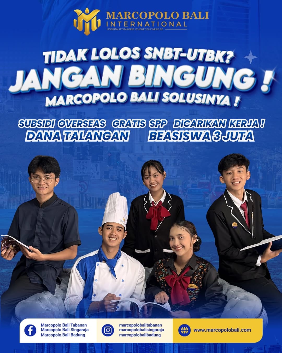 Post 4 by Marcopolo Bali International Tabanan on Instagram (carousel)
